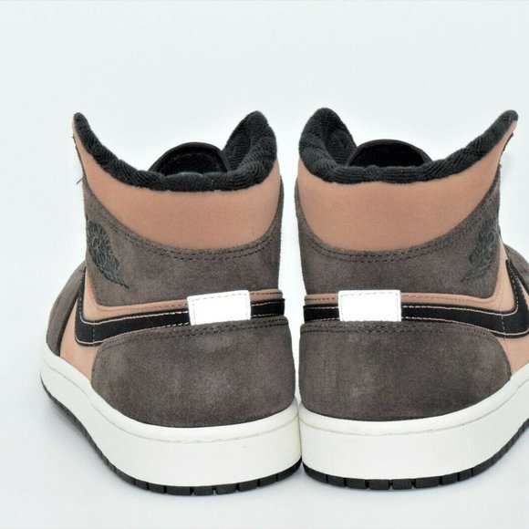 Nike Air Jordan 1 Mid SE Earth Tone Chocolate DC7294-200 - Picture 3 of 6